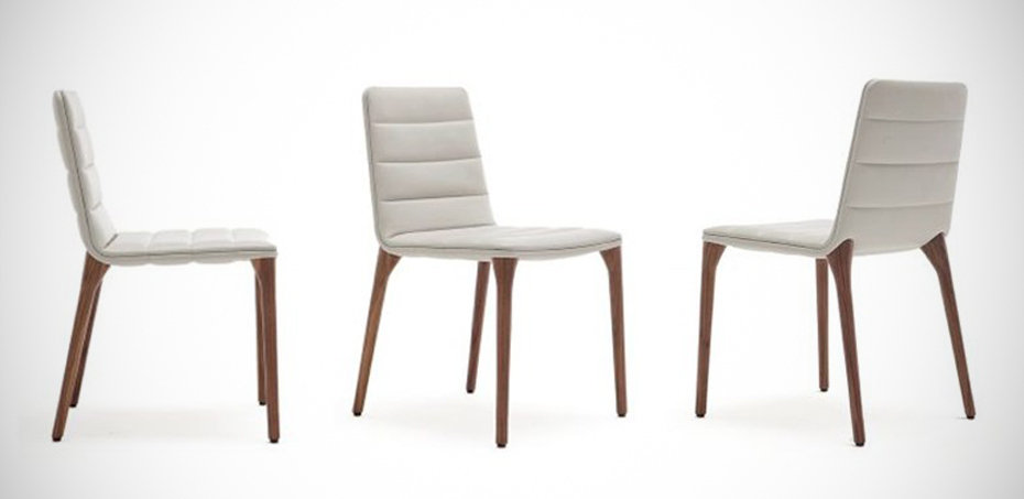band rijk nadering Pit wooden chairs by Tonon Italia, design Maly Hoffmann Kahleyss