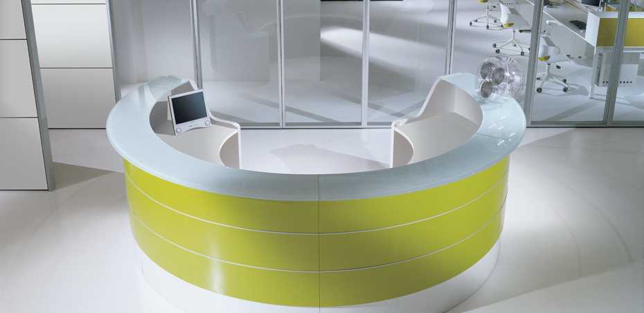 Esedra Reception Desk Counter Ivm