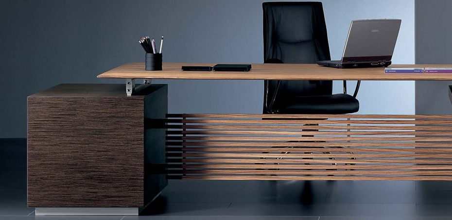 Oraacciaio Rho Modern Executive Wooden Office Desk Design Scacchetti