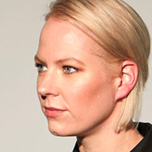 Portrait of Sabine Marcelis, the Rotterdam-based artist and designer whose Lisse sofa is made by LaCividina