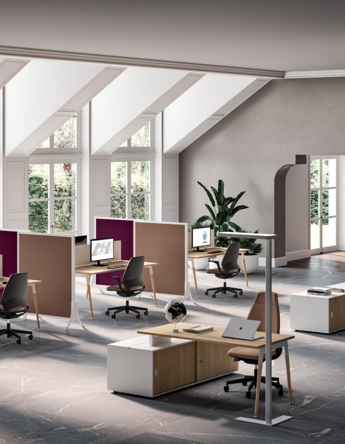 Workspace & open plan your team shows up for