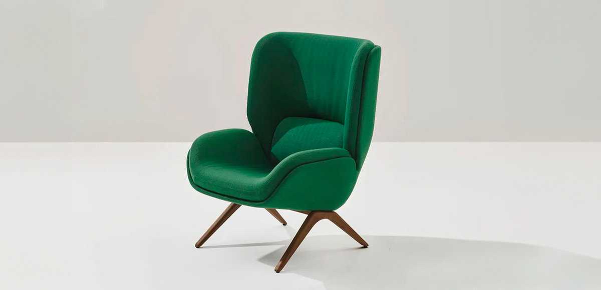Lepal armchair by Arper, designer Doshi Levien: comfort & ergonomy