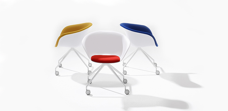 Duna armchair by Arper Italia, designers Lievore Altherr Molina
