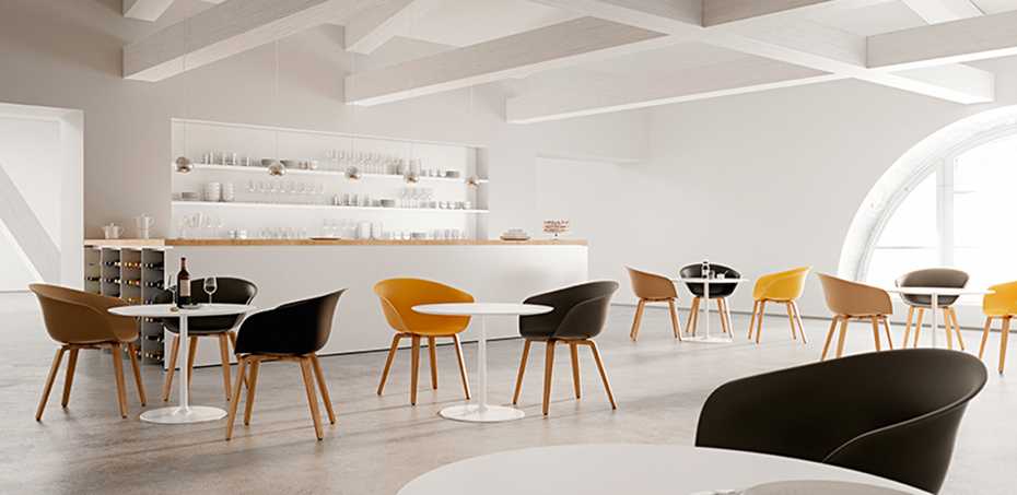 Duna armchair by Arper Italia, designers Lievore Altherr Molina