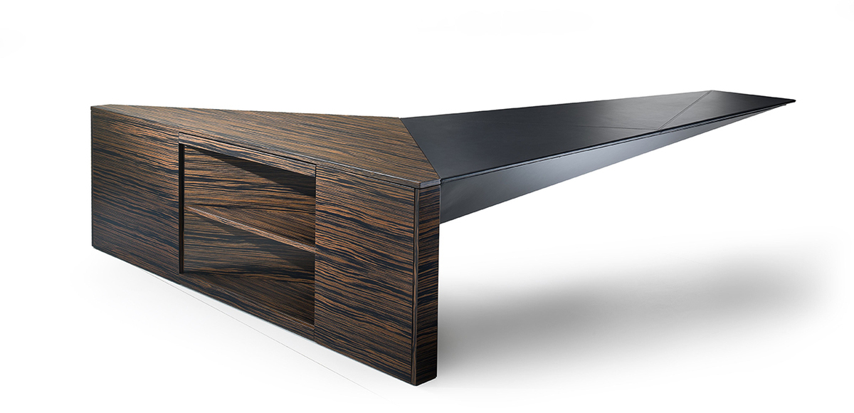 Italian modern desk Cartesiano by i4Mariani, design Ferruccio Laviani