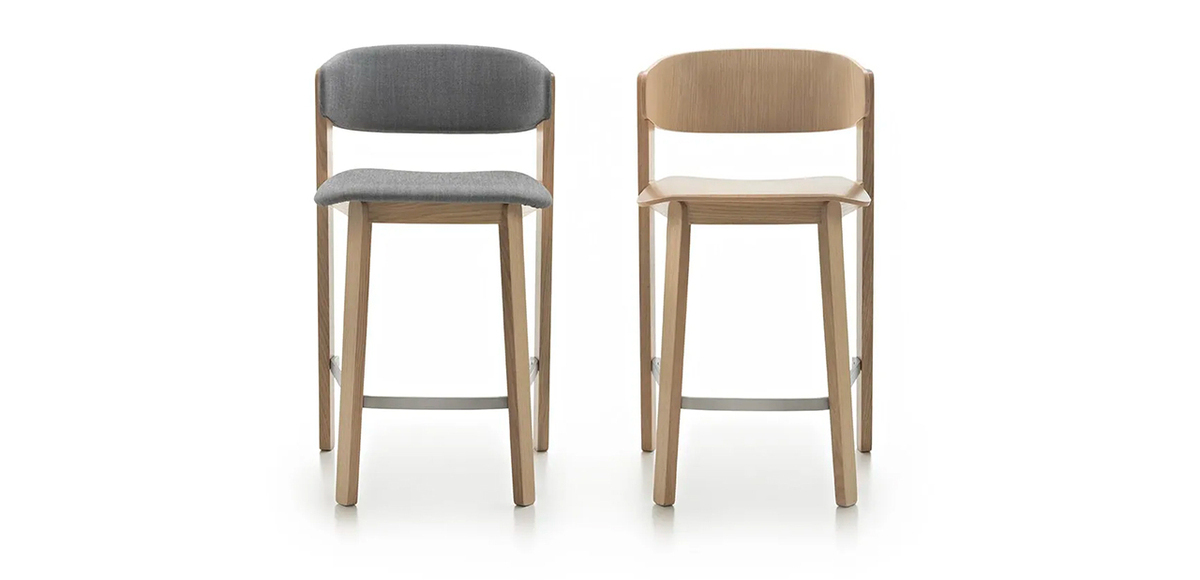 Wolfgang by Fornasarig: wood and metal chairs for modern interiors