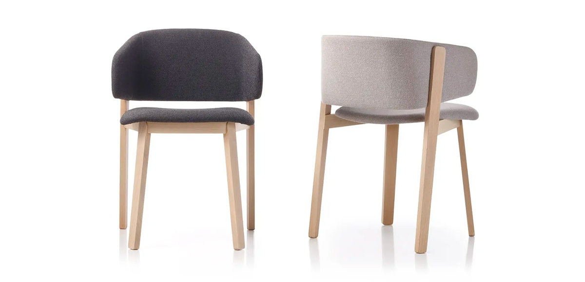 Wolfgang by Fornasarig: wood and metal chairs for modern interiors