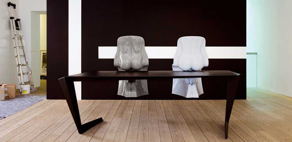 Him and Her Italian design chairs by Casamania, designer Fabio