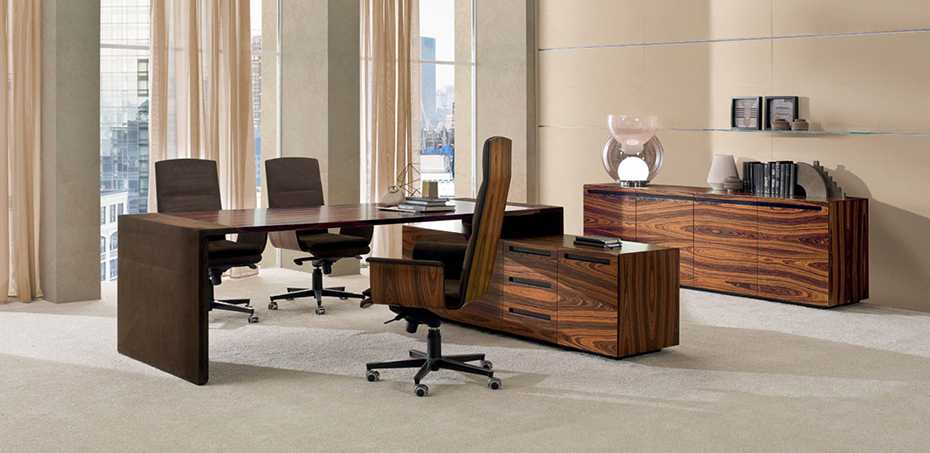 contemporary desk crossing