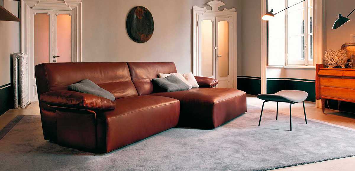 Joe Italian sectional sofa by Verzelloni, design Lievore Altherr