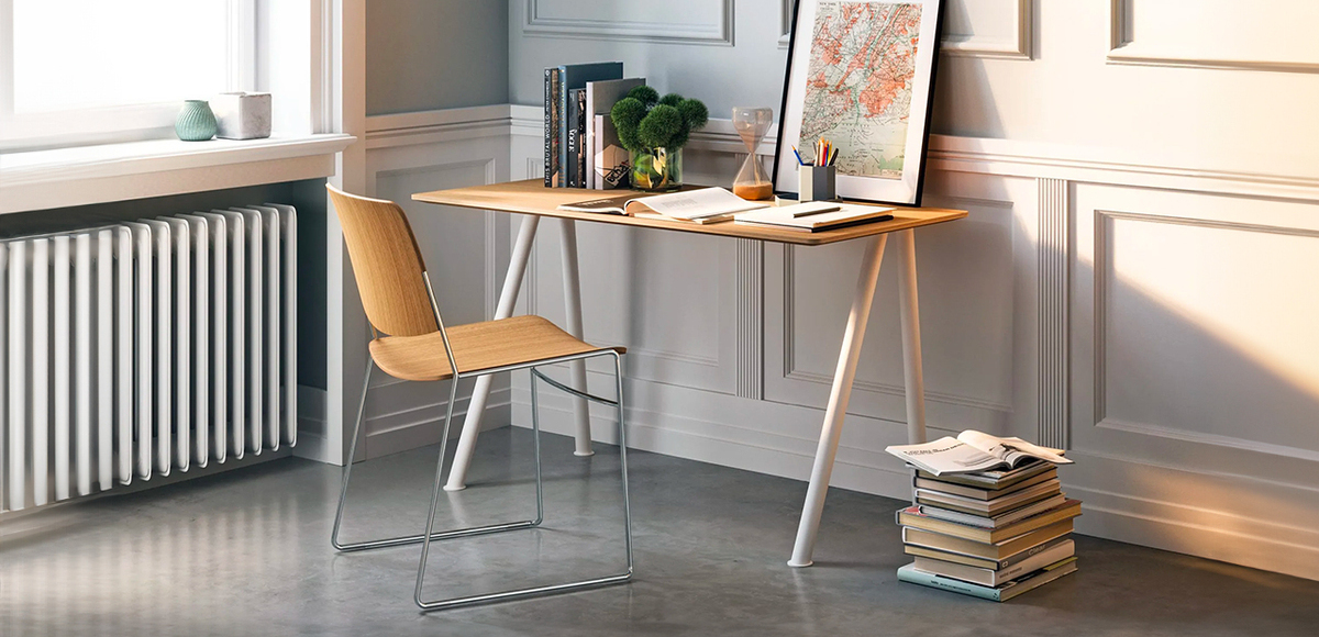 Link by Fornasarig: design seating in wood and metal, made in Italy