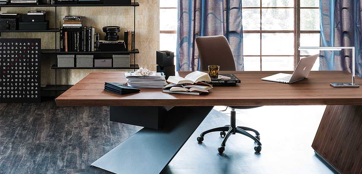 Italian executive desk Nasdaq by Cattelan Italia, design Cattelan