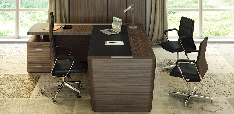 Contemporary office desk X10 - Quadrifoglio