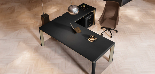 Iulio Las Mobili l shaped office desk