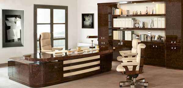 polygon luxury contemporary desk