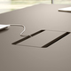 Jera executive desk reflects architectural discipline, with clean lines and natural wood tones designed to anchor contemporary office spaces