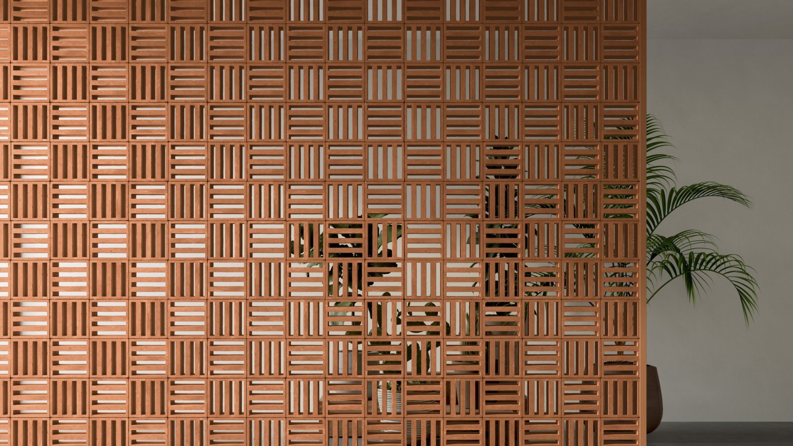Tally Wide brick in extruded terracotta