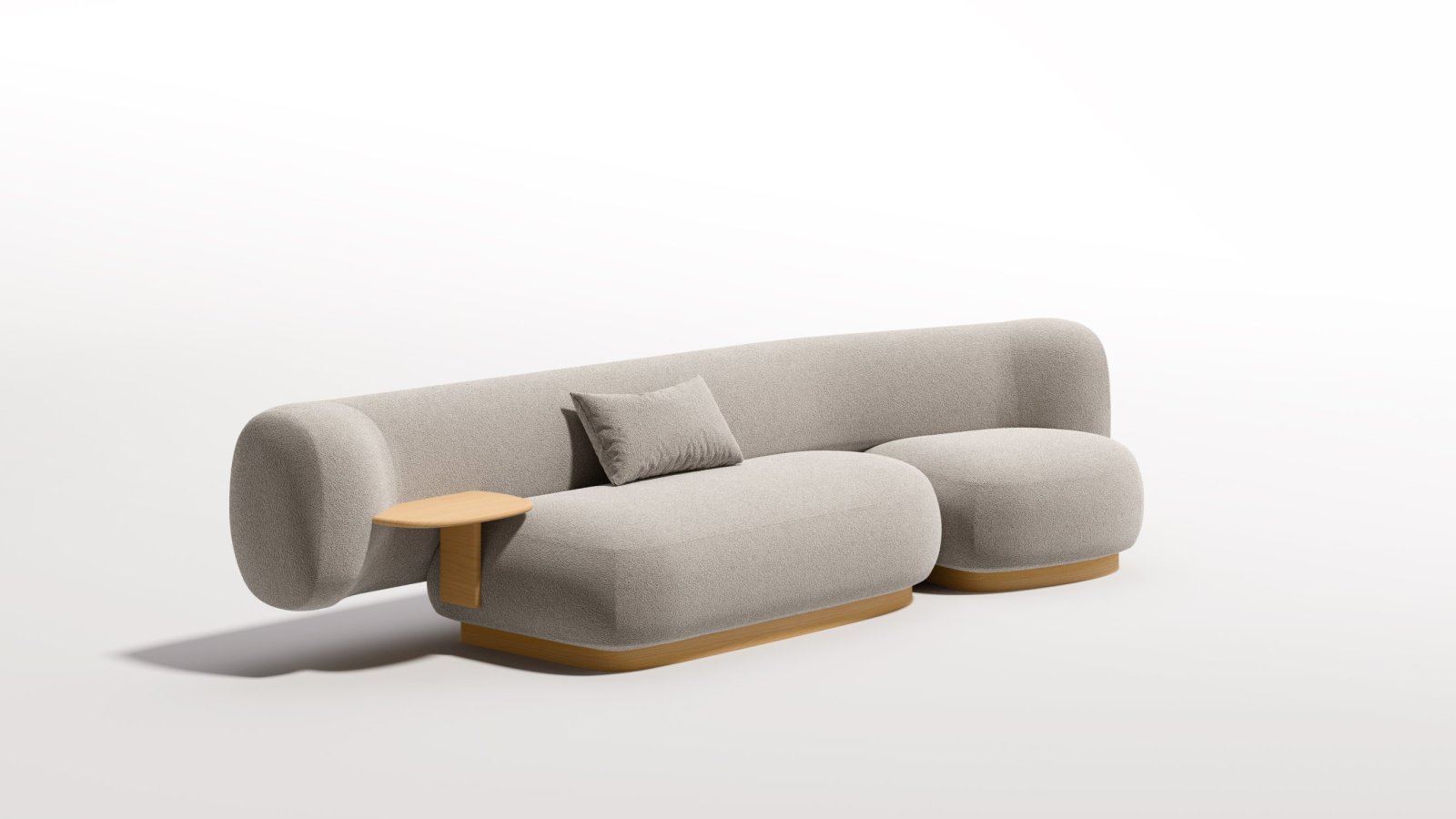 Modular sofa Dorothea by LaCividina in a corporate lounge