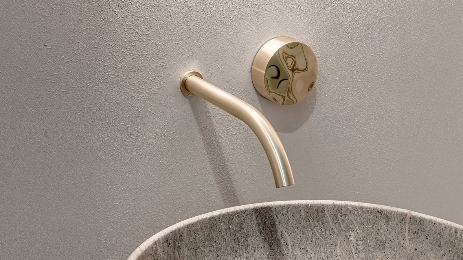 Allure CEA Design bathroom faucets with polished handle