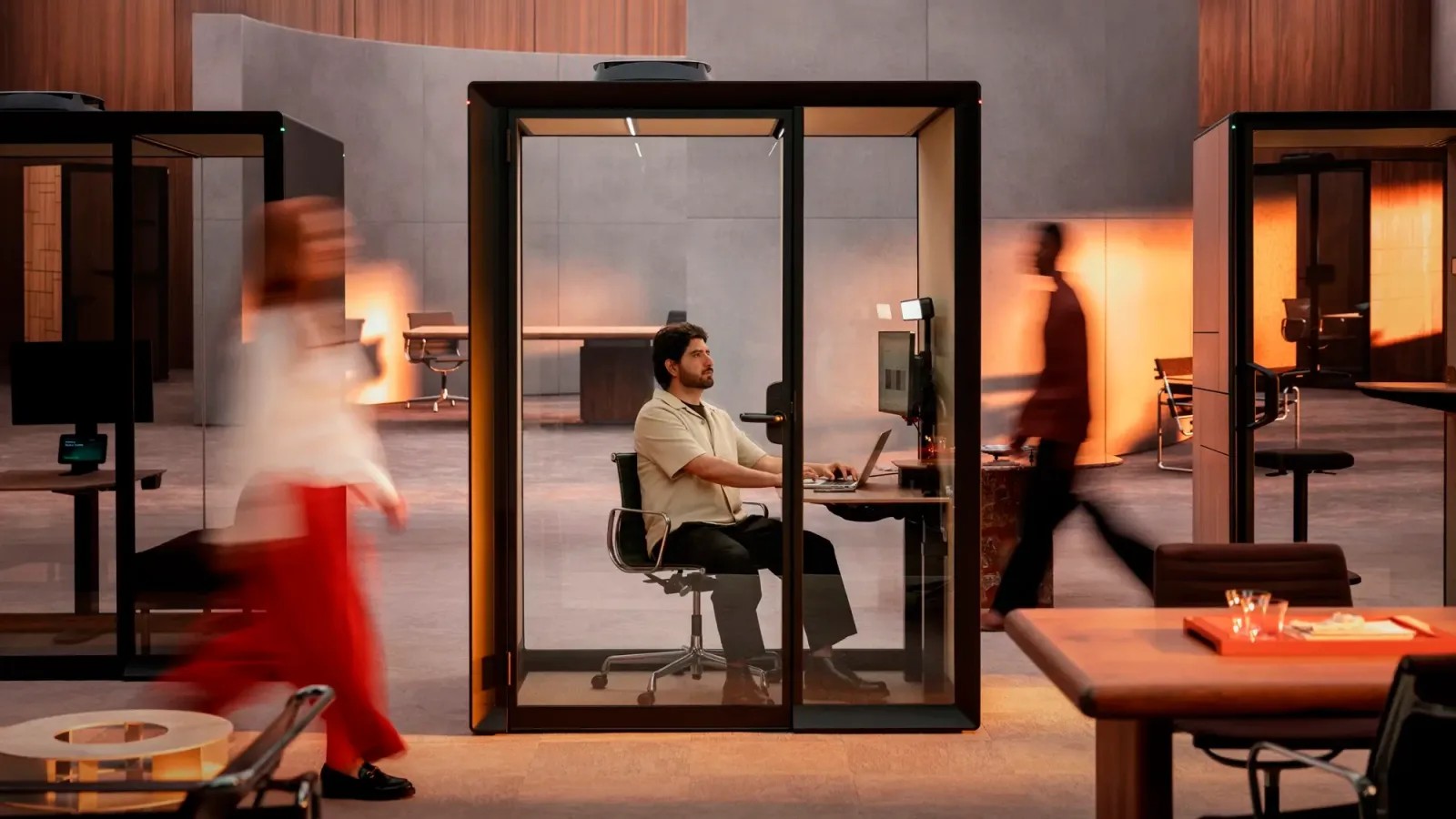 Framery Gradus Work single person pod in a US office