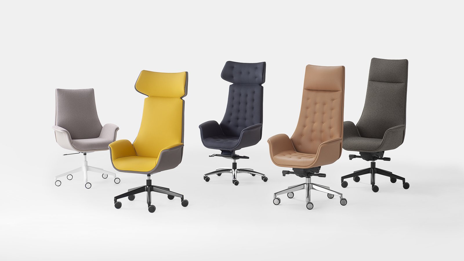 Kriteria executive office chair by Kastel in a corner office