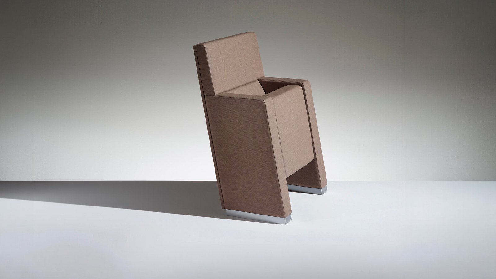 Auditorium seating L213 by Lamm with every seat tipped up