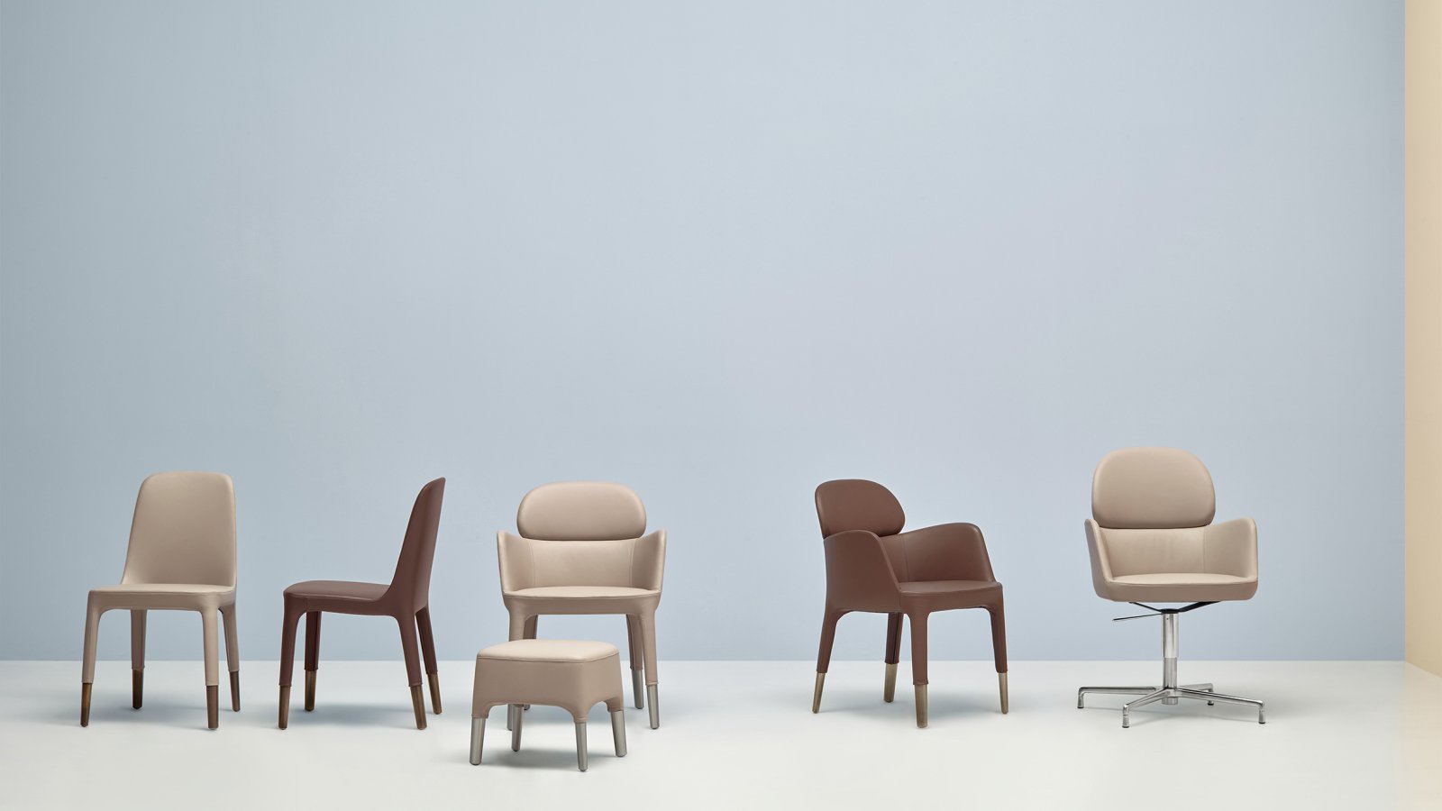 Ester conference chairs by Pedrali in an Italian-designed boardroom