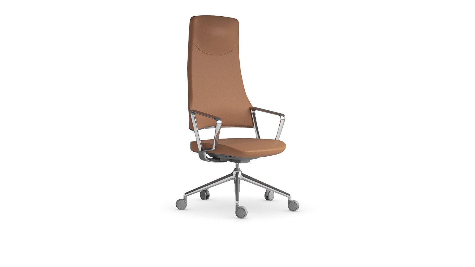 Aventador executive chair by Quinti in a corner office