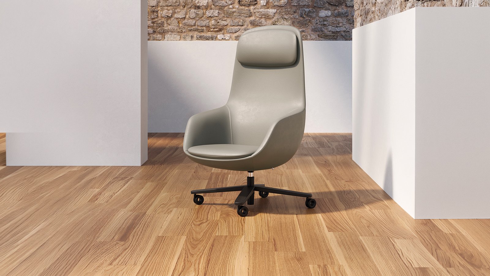 Executive office chairs Radar by Frezza in a private office