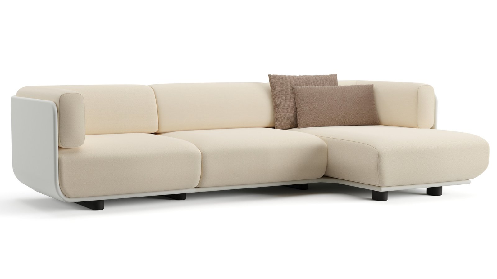 Arper Shaal modular sofa in a corporate lobby
