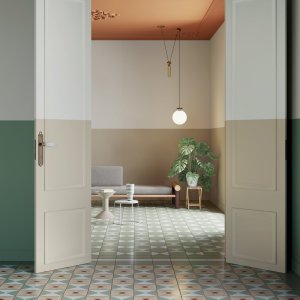 Glazed porcelain Cones tile from Mattonelle Margherita by Mutina