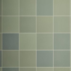 Four inch square Mews tiles in Chalk laid in a straight grid