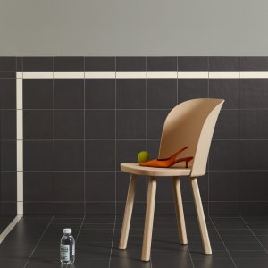 Mutina Time tile in Atlas Brown Smooth finish