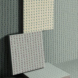 Restroom with Pico by Mutina on floors and walls