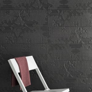 Bas-Relief Code texture detail by Mutina