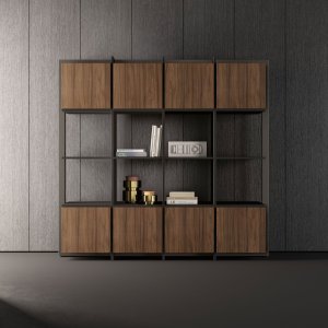 Bold58 wall units with aluminum frame