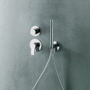 AL/23 two-hole lavatory faucet, spout and control mounted separately, in chrome