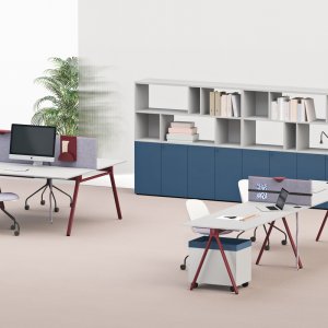 Archiutti Lay break cabinet with open compartments for small appliances