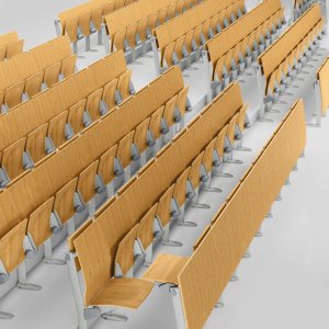 Ares Line Omnia Evolution seat with folding anti-panic tablet