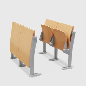Rows of Omnia Evolution seats maximizing a stepped auditorium