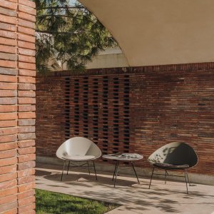 Side view of the chair