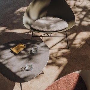 Detail of the seat cushion edge