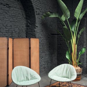 Row of Adell chairs in a waiting area