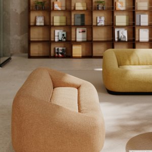 Aom sofa in a university student lounge