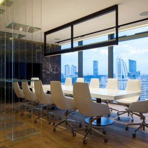 Aston armchair in a home office