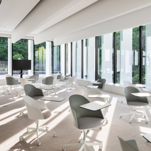 Cila small armchair with integrated arms