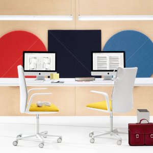 Kinesit task chair by Arper in a US office