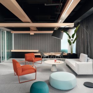 Pix as informal seating in a restaurant