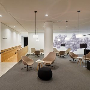 Leather Pix in an executive reception
