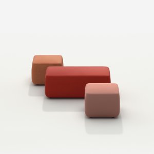Pix one-seat ottoman 34.3 inches in diameter